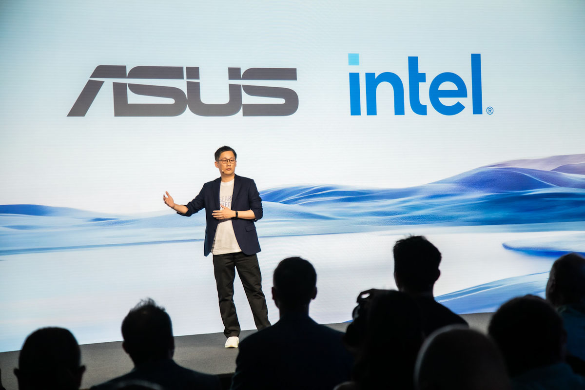 ASUS W.EMEA GM William Huang speaks at the ASUS Always Incredible Media Day for IFA 2024