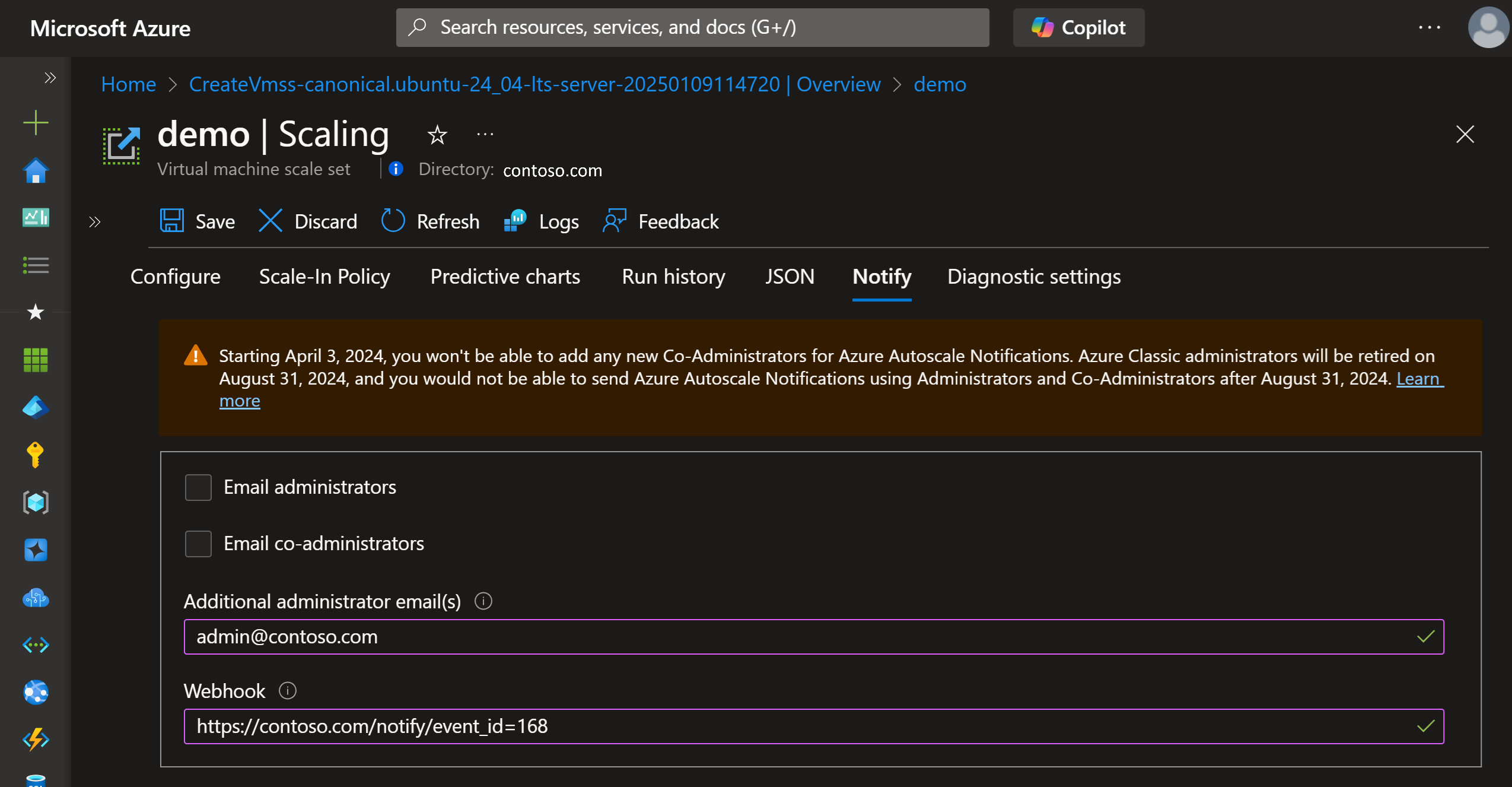 ◤ 圖6、autoscaling配置notify