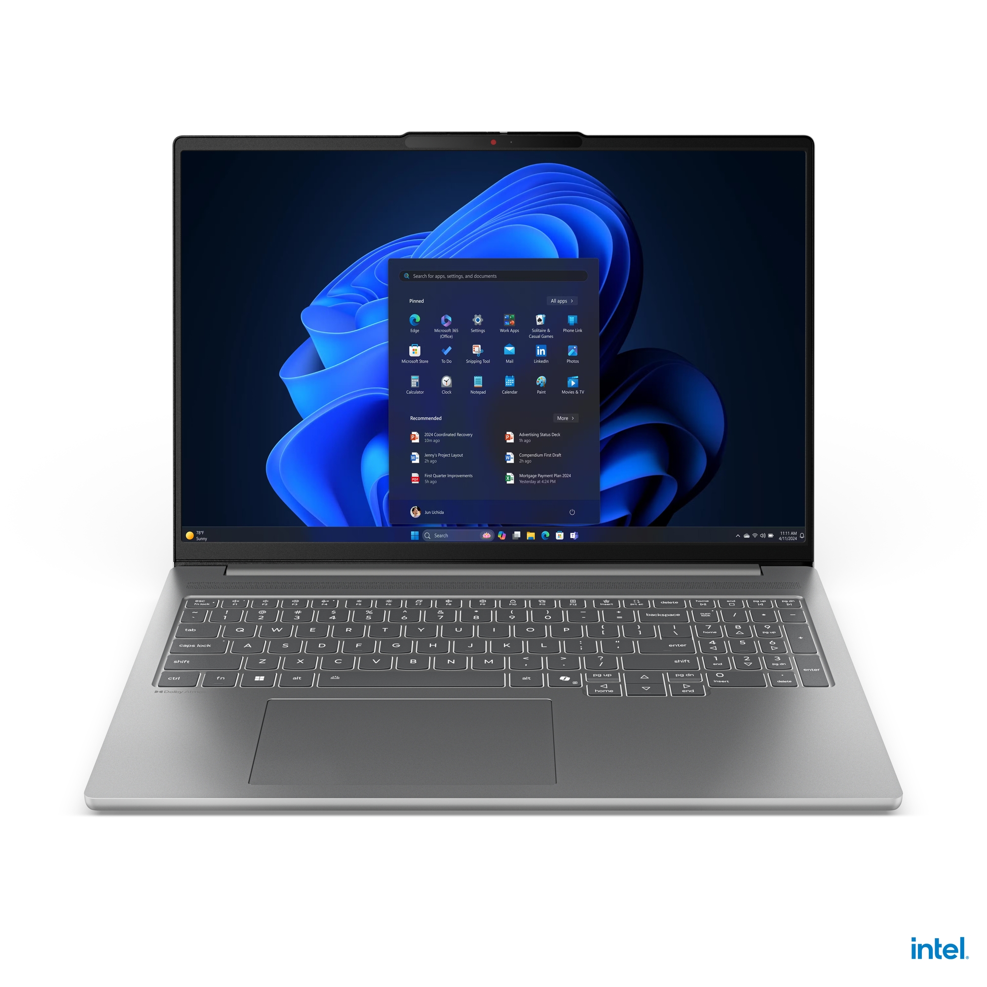 ideapad Pro 5系列搭載最新intel Core Ultra處理器與lenovo Ai Now技術，助力用戶實現卓越的生產力並揮灑創意